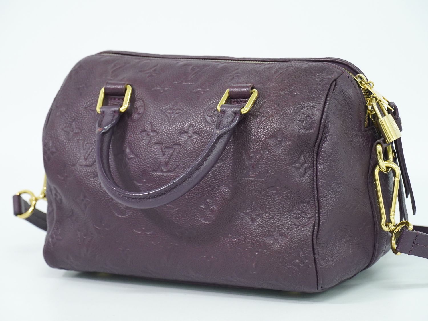 本物 ルイヴィトン LOUIS VUITTON LV スピーディ バンドリエール 25  