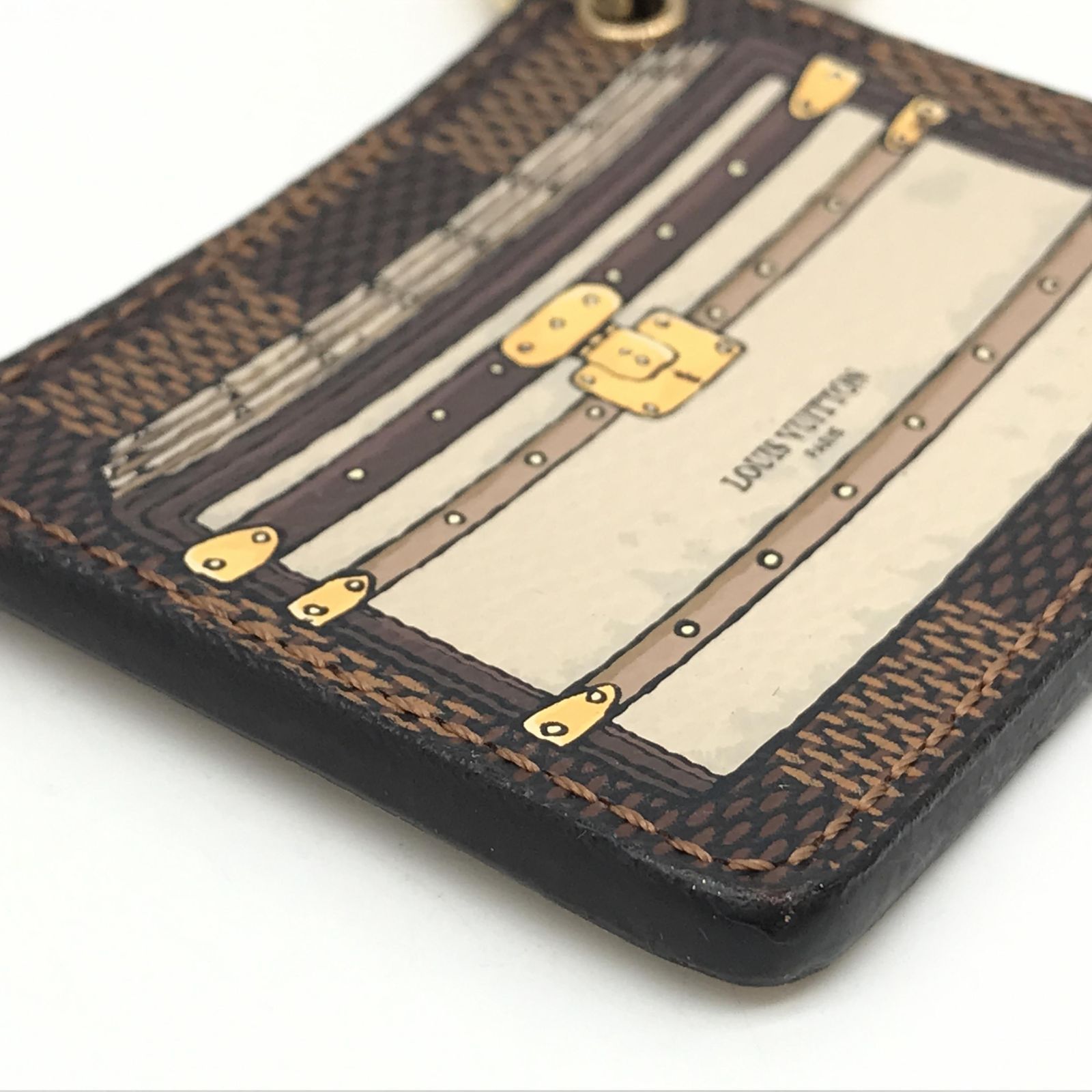 LOUIS VUITTON ルイヴィトン ダミエ バッグチャーム ポルトクレ 