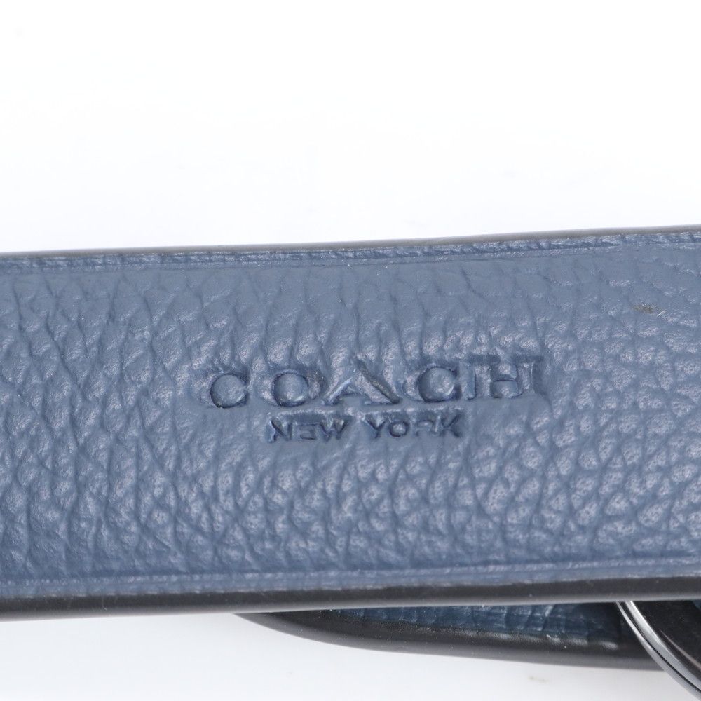 極美品✨️コーチ　キーホルダー　レザー　水色　ミニチュアバッグ　チャーム　ホーボー Amazon.co.jp: COACH コーチ スムースカーフレザー マイクロ