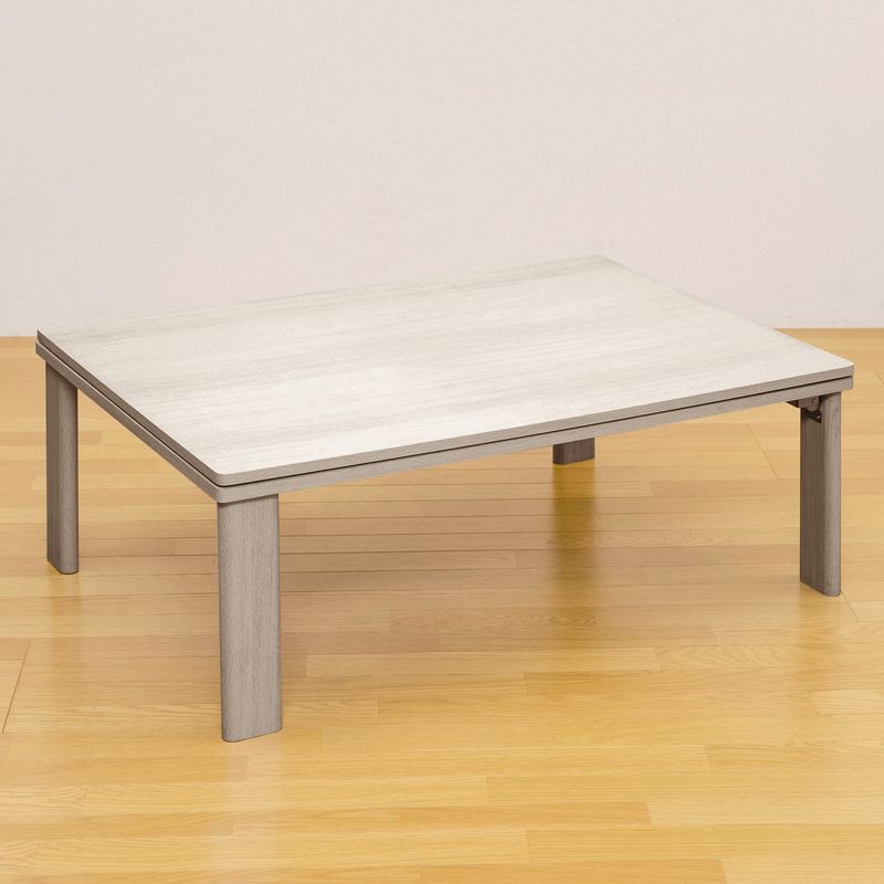 折れ脚フラットヒーターコタツ 長方形 105×75 - メルカリ