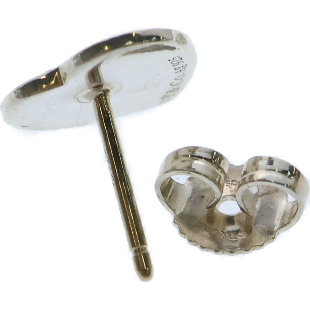 Tiffany & Co. ハートタグスタッドピアス シルバー（ミニ