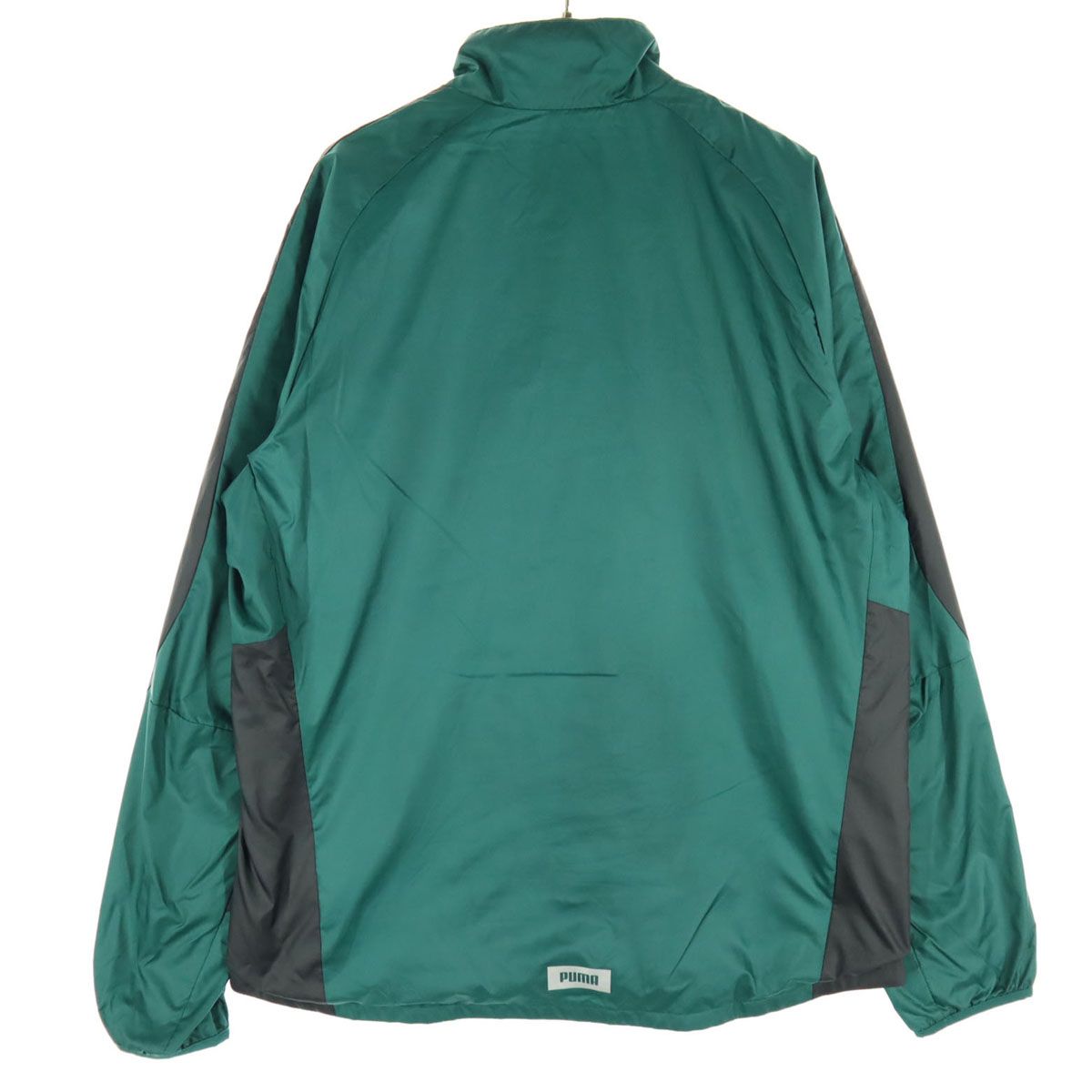 PUMA プーマ ワンポイントロゴ 長袖 ジップジャケット L グリーン