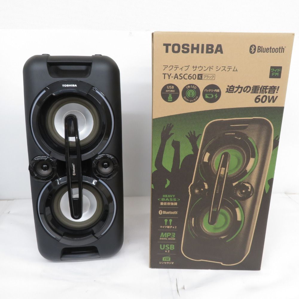 TOSHIBA 東芝 オーディオ機器 ポータブルサウンドシステム TY-ASC60 