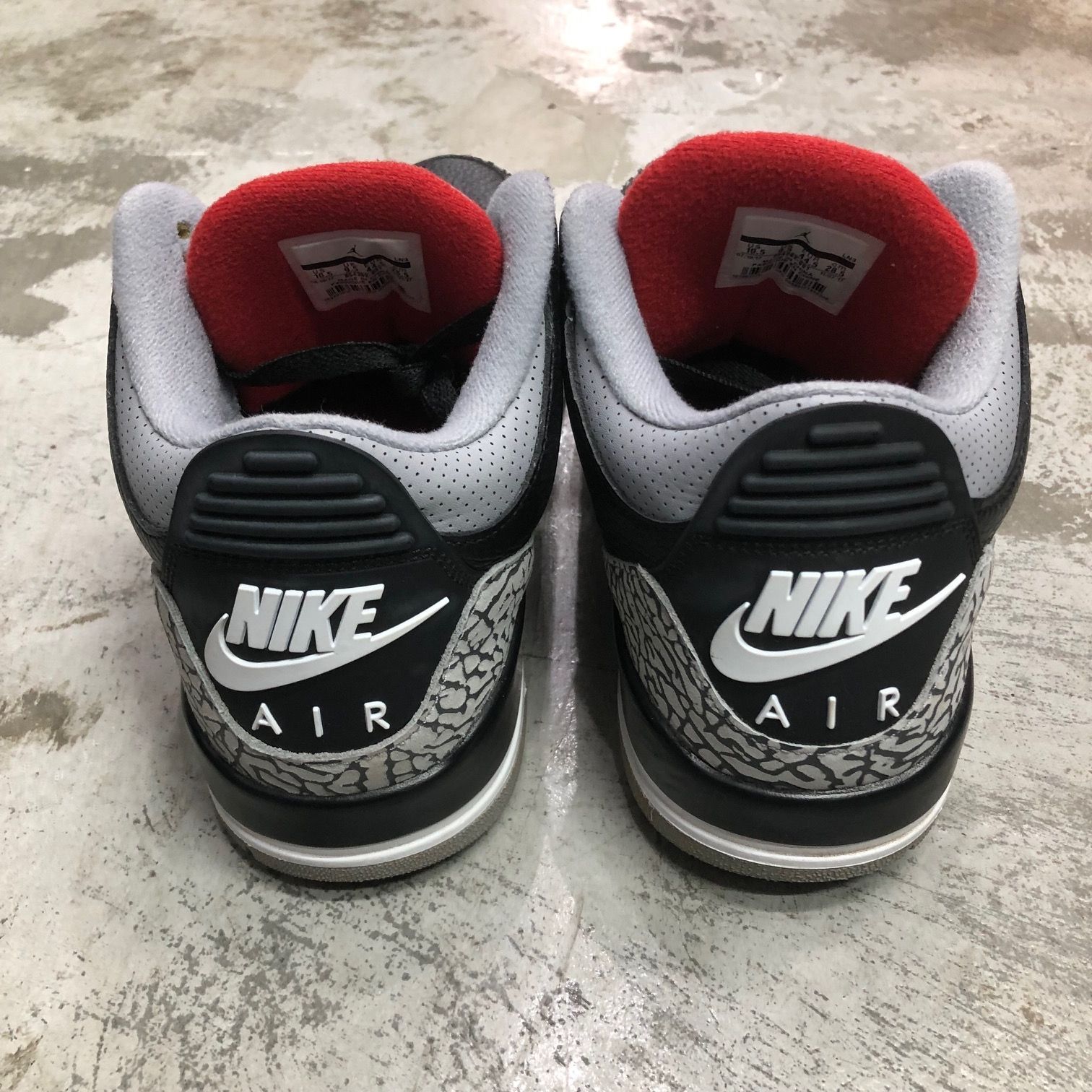 国内正規 NIKE Air Jordan 3 Retro OG Black Cement 854262-001  