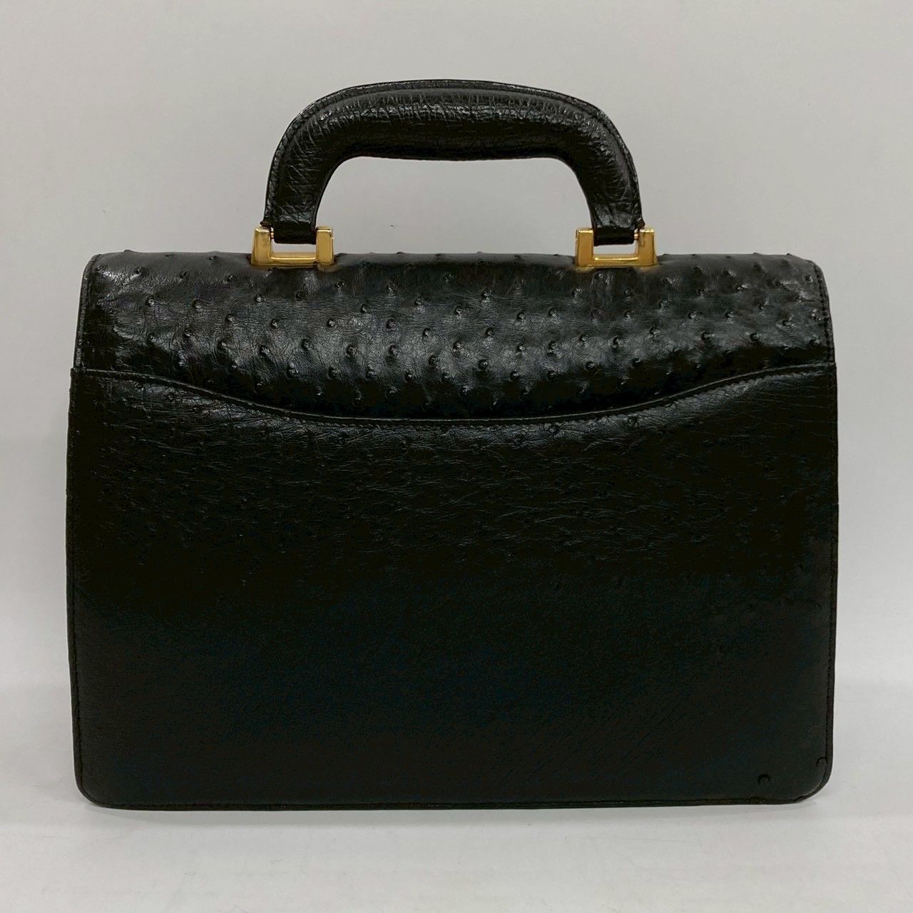 ☆M15 良品 AMIIET アミエット GENUINE OSTRICH SKIN オーストリッチ 