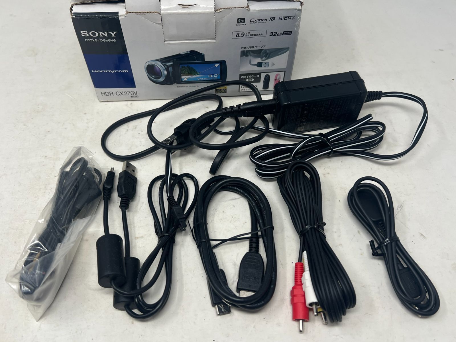 SONY HDR CX 270 V ピンク ハンディカム フルHD デジタルビデオカメラ 完備