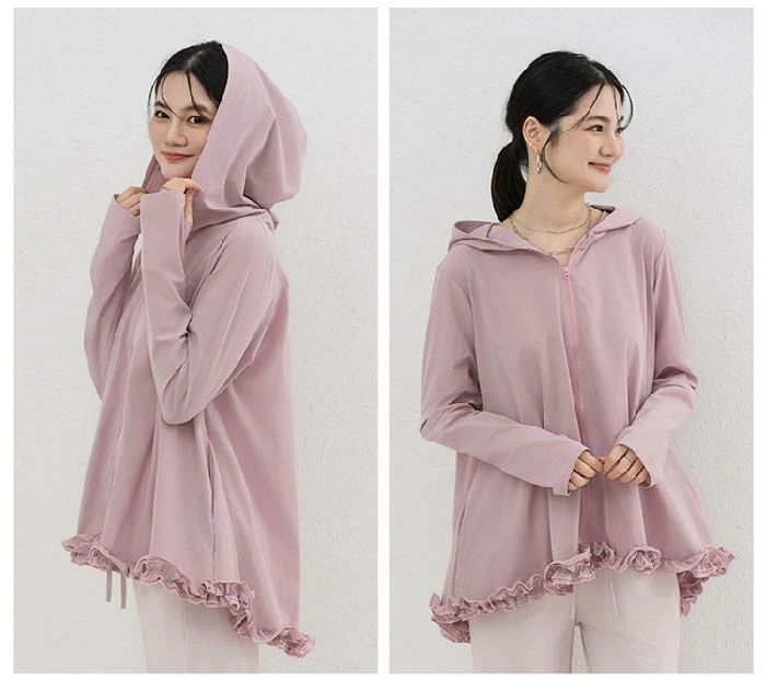 FORME ラッシュガードパーカー チャコールグレー 東原亜希 FORME 2024 フォルム ラッシュガード