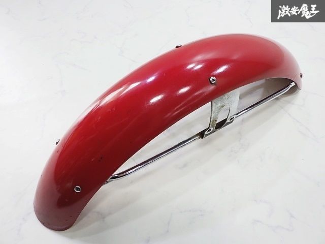 KAWASAKI　W400純正フロントフェンダー KAWASAKI カワサキ W400 純正 ノーマル フロント フェンダー 赤