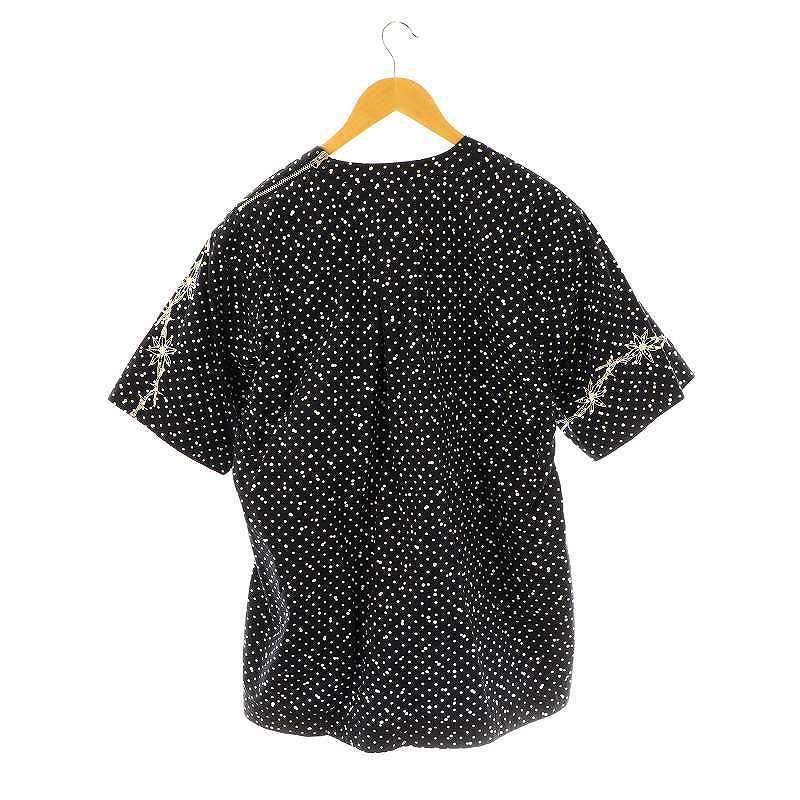 sacai ドット柄ブラウス