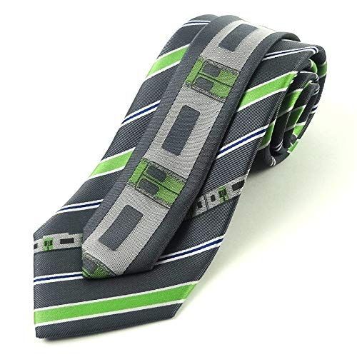 電車ネクタイ メンズ 005334-3003 JR東日本商品許諾済 グレー 日本 F ブルーベルランド サイズ