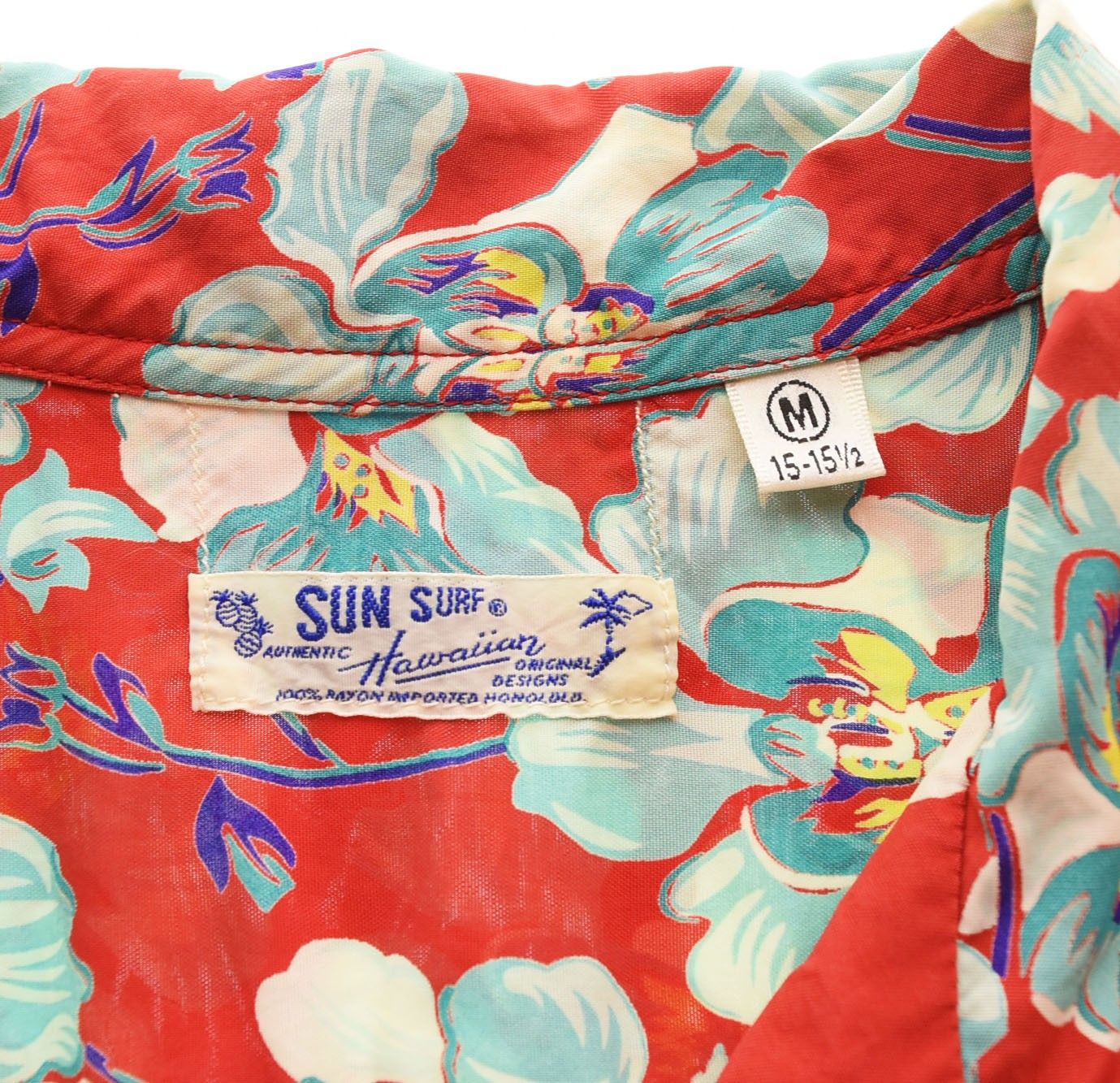 SUN SURF アロハシャツ 花柄 ヴィンテージ 美品 Surf Line Hawaii アロハシャツ花柄 ヴィンテージsun surf