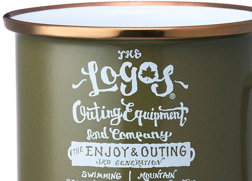 ロゴス LOGOS アウトドア LOGOS クラシコホーローマグ オリーブ