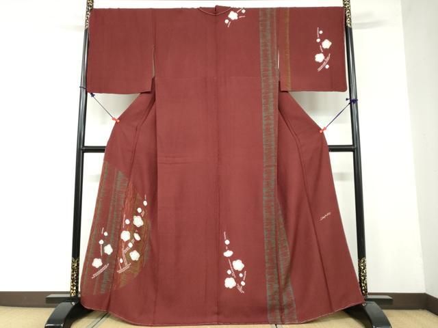 平和屋着物●ファッションデザイナー　HIROKO KOSHINO　コシノヒロコ　訪問着　絞り　舞梅文　正絹　逸品　未使用　DAAY5205ud 平和屋着物○ファッションデザイナー HIROKO KOSHINO コシノヒロコ