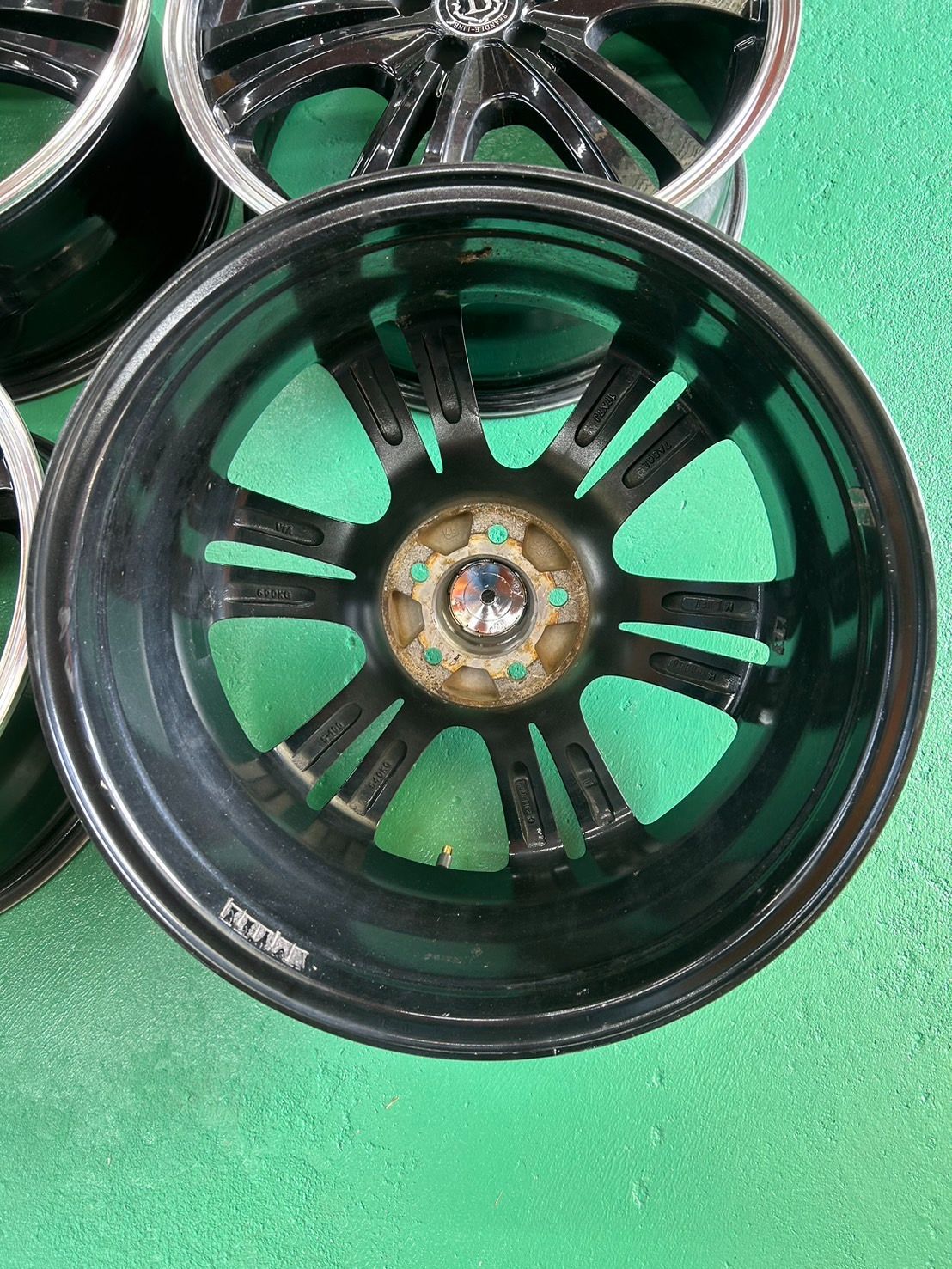 送料込み！ アルミホイール 17X7J PCD100 5H +48 4本セット 中古品 ...