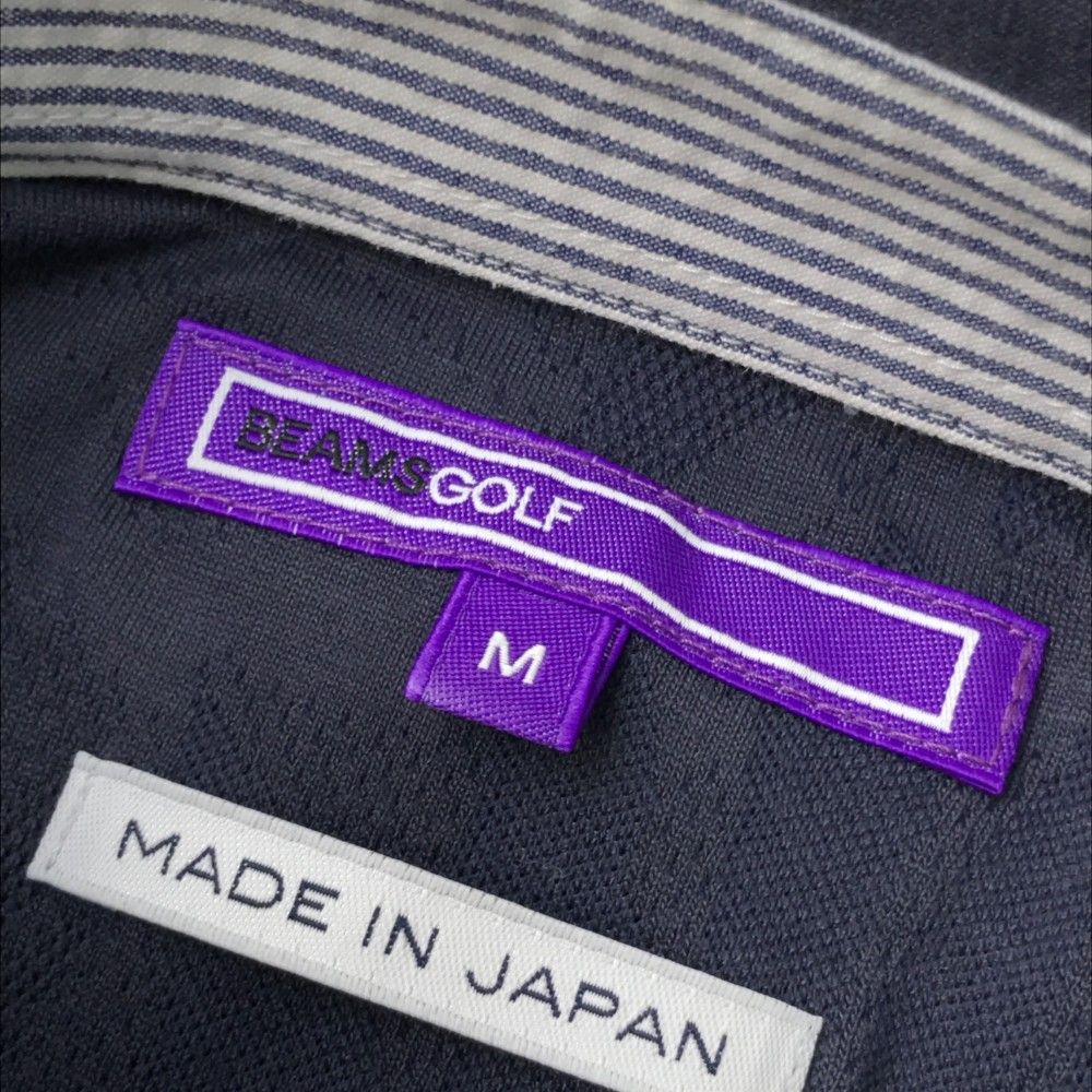 サイズ：M BEAMS GOLF ビームスゴルフ ノースリーブポロシャツ