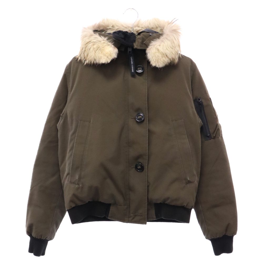 CANADA GOOSE (カナダグース) LABRADOR BOMBER ラブラドール ボンバーダウンジャケット レディース ブラウン 7967JL  - メルカリ