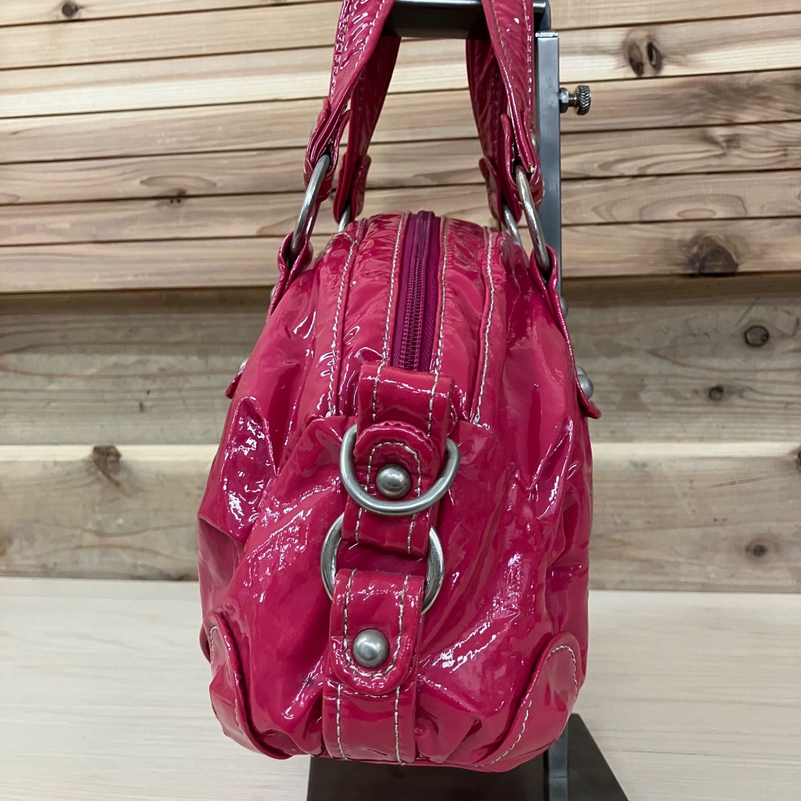 EN ANNA SUI アナスイ エナメル バッグ ハンドバッグ - メルカリ
