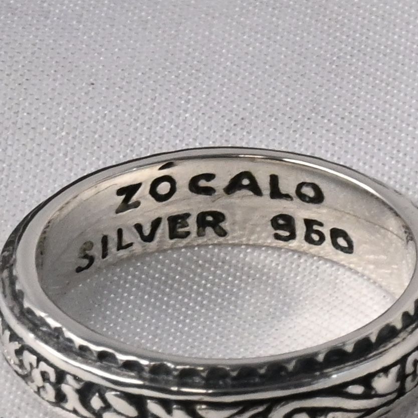 研磨済】ZOCALO Ivy Narrow Ring (Antique Finished) シルバー