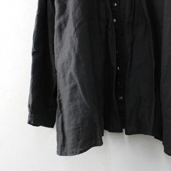 2019AW nest Robe ネストローブ リネンタックネックブラウス F