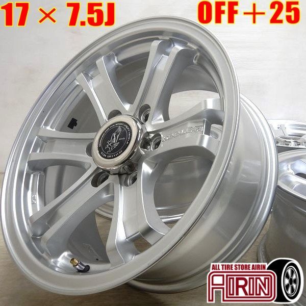 美品！Weds KEELER 17インチアルミホイール 4本！ランクル・サーフ等 shonei-tire_f4185