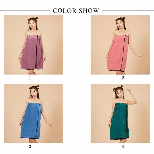 バスローブ ラップタオル バスタオル 大人用 着るバスタオル マイクロファイバー 超吸水 速乾 お風呂上り ルームウェア 温泉 レディース 業務用 エステガウン 家庭用 接骨院 整骨院 マッサージ用 perfmax522 SKLAD-KIRPICHA_RU