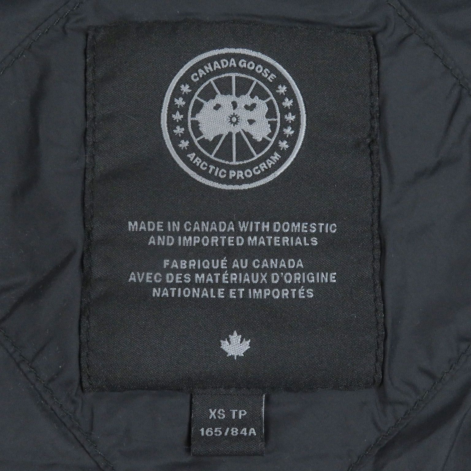 最短発送 ！ □CANADA GOOSE カナダグース 4831W Rhoda Hooded Vest ロゴワッペン付き フーデッド ダウンベスト ブラック カナダ製 XS 正規品 レディース 心地良い