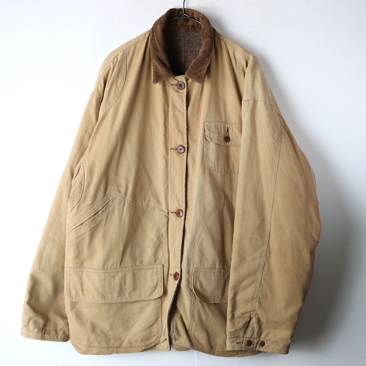 USA製 ポロ ラルフローレン リバーシブル ハンティングジャケット