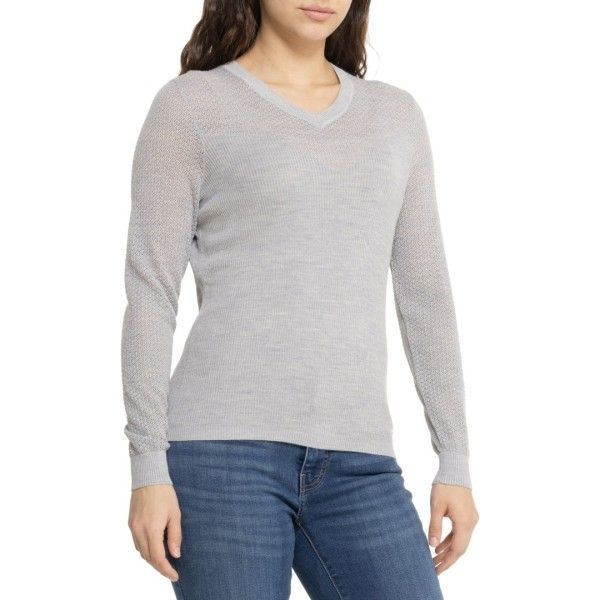 【送料無料】 ケージェイユーエス レディース ジャケット・ブルゾン アウター KJUS Martha V-Neck Sweater - Merino Wool Silver Fog