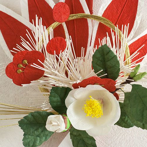 正月飾り 椿飾り めでたや Year s decoration