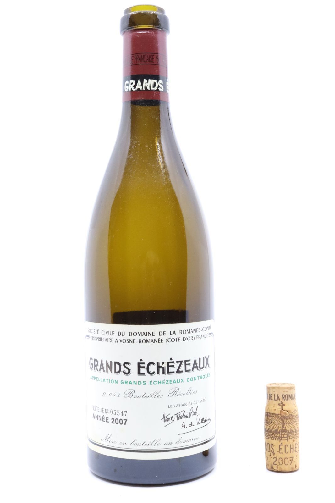 2017 DRC グランエシェゾー 空き瓶 コルクあり 【公式通販】 DRC