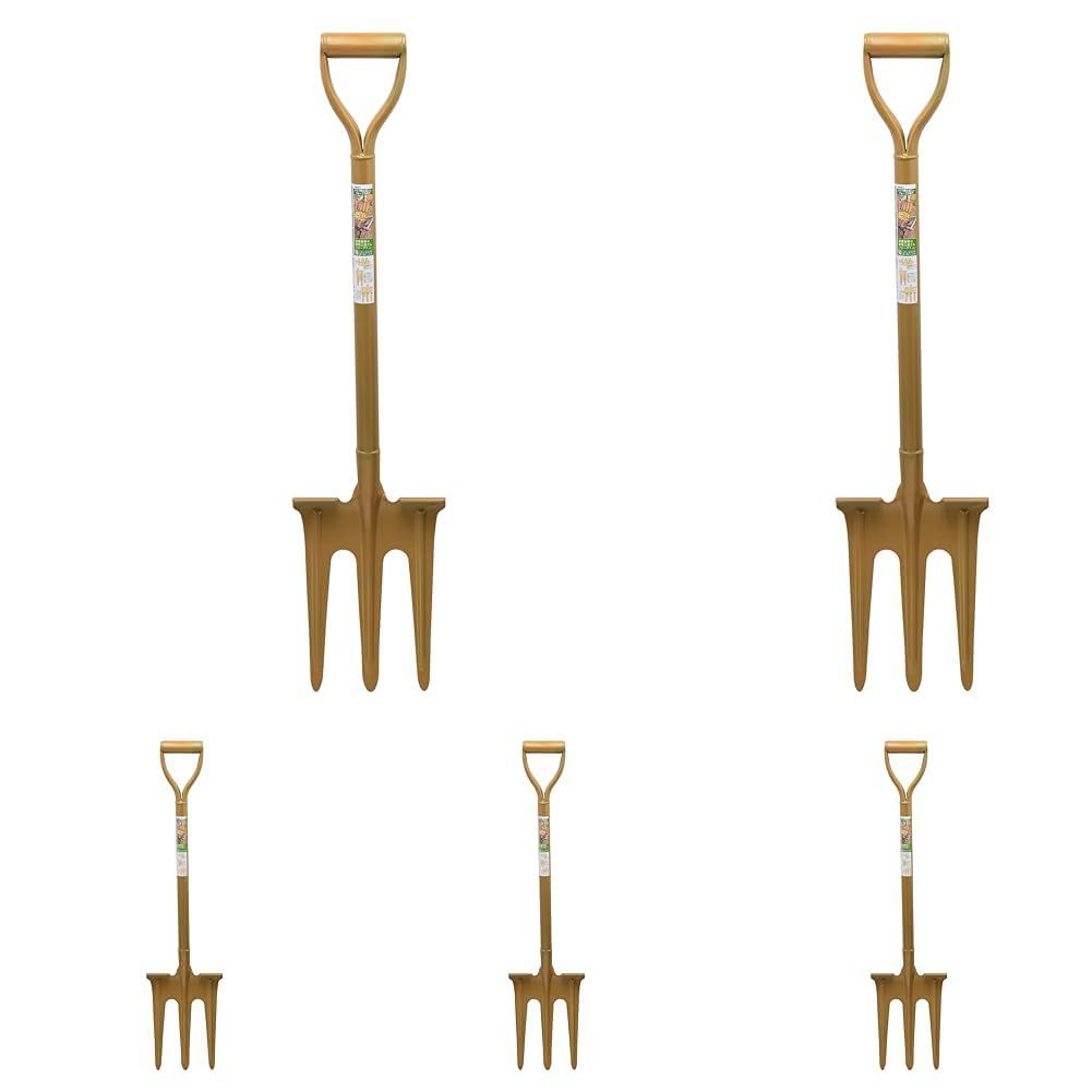 Size Pack of 5 高儀 Takagi パイプ柄 土起こしフォーク 3本爪 × 5