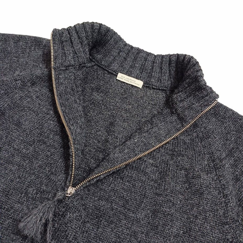 OLD JOE オールドジョー TWEEDY YARN ZIP SWEATER 222OJ-KN06