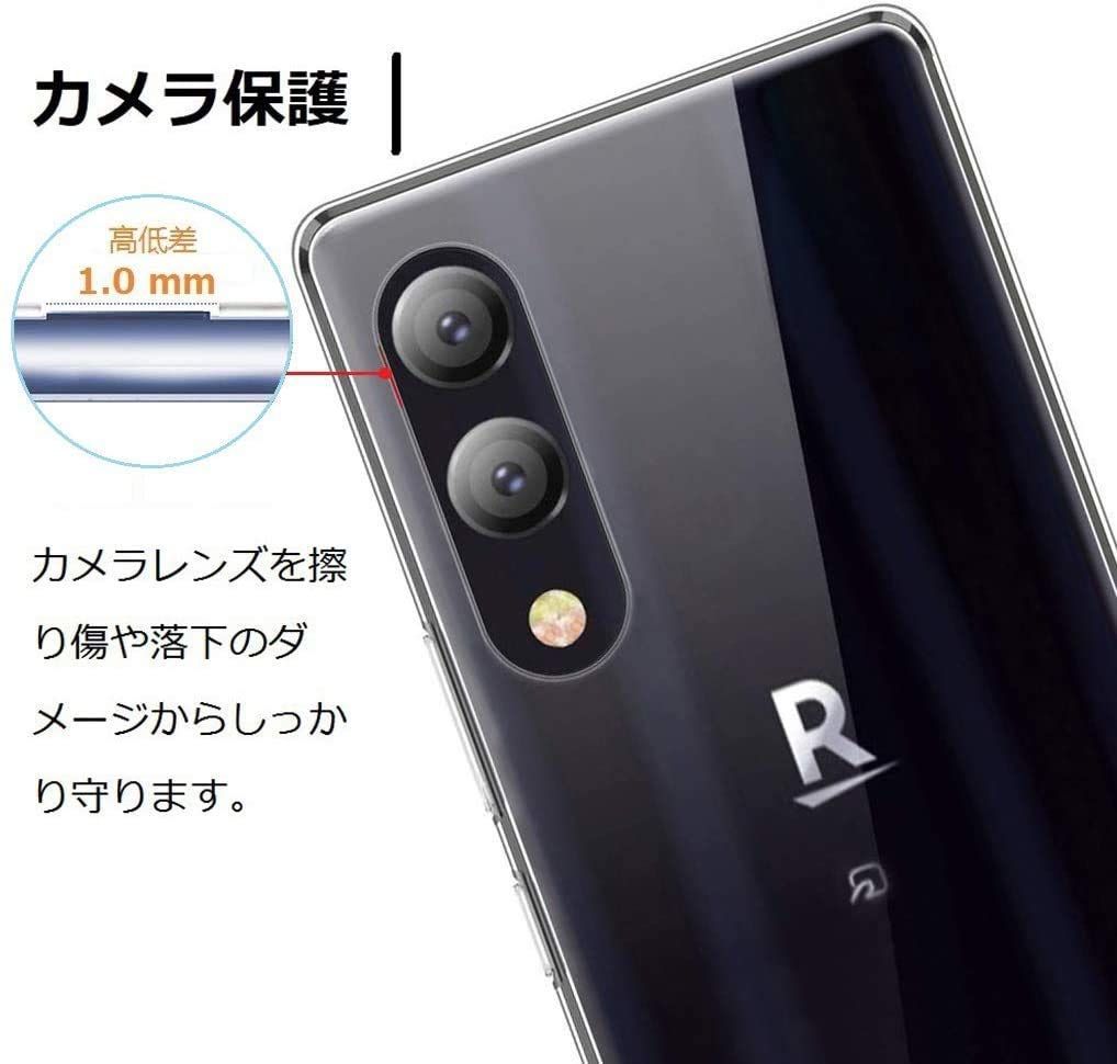 Rakuten Hand 5G ブラック　P780 保護フィルムとケース付 Rakuten Hand 5G ブラック P780 保護フィルムとケース付