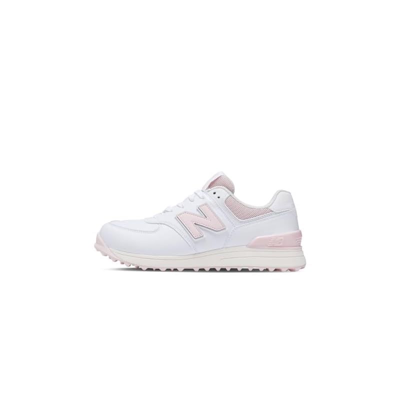 ニューバランス ゴルフシューズ 574 v3 WGS574 スパイクレス レディース B3 WHITE|PINK 23.5 cm 2E