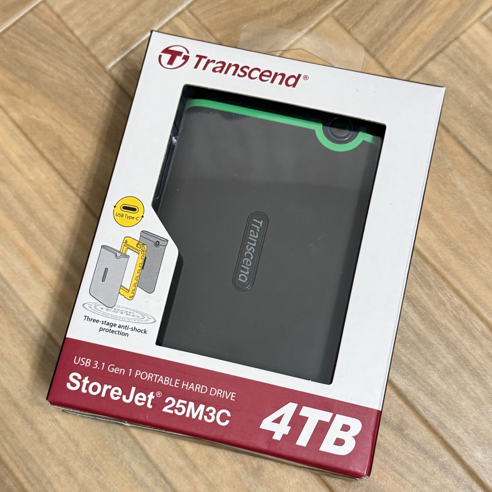 トランセンド ポータブルHDD 4TB