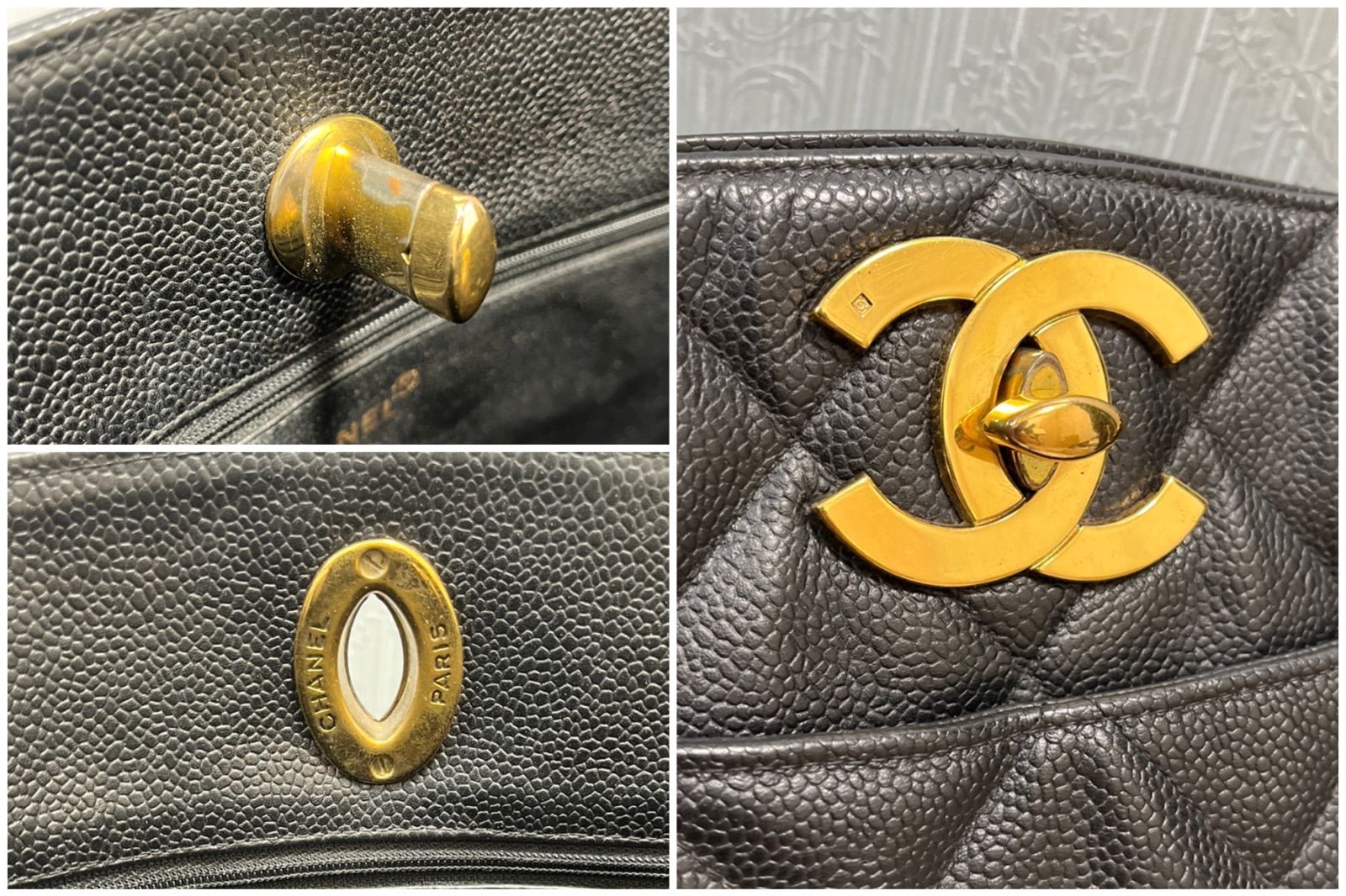 希少 極上美品 シャネル CHANEL 高級 チェーン トート バッグ