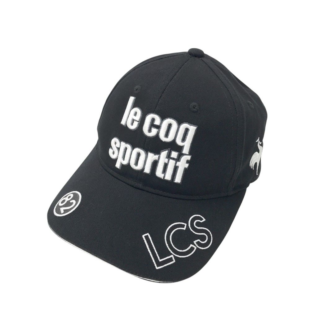 LECOQ GOLF ルコックゴルフ 2023年モデル キャップ  ブラック系 55-57 [240101326883] ゴルフウェア ストスト