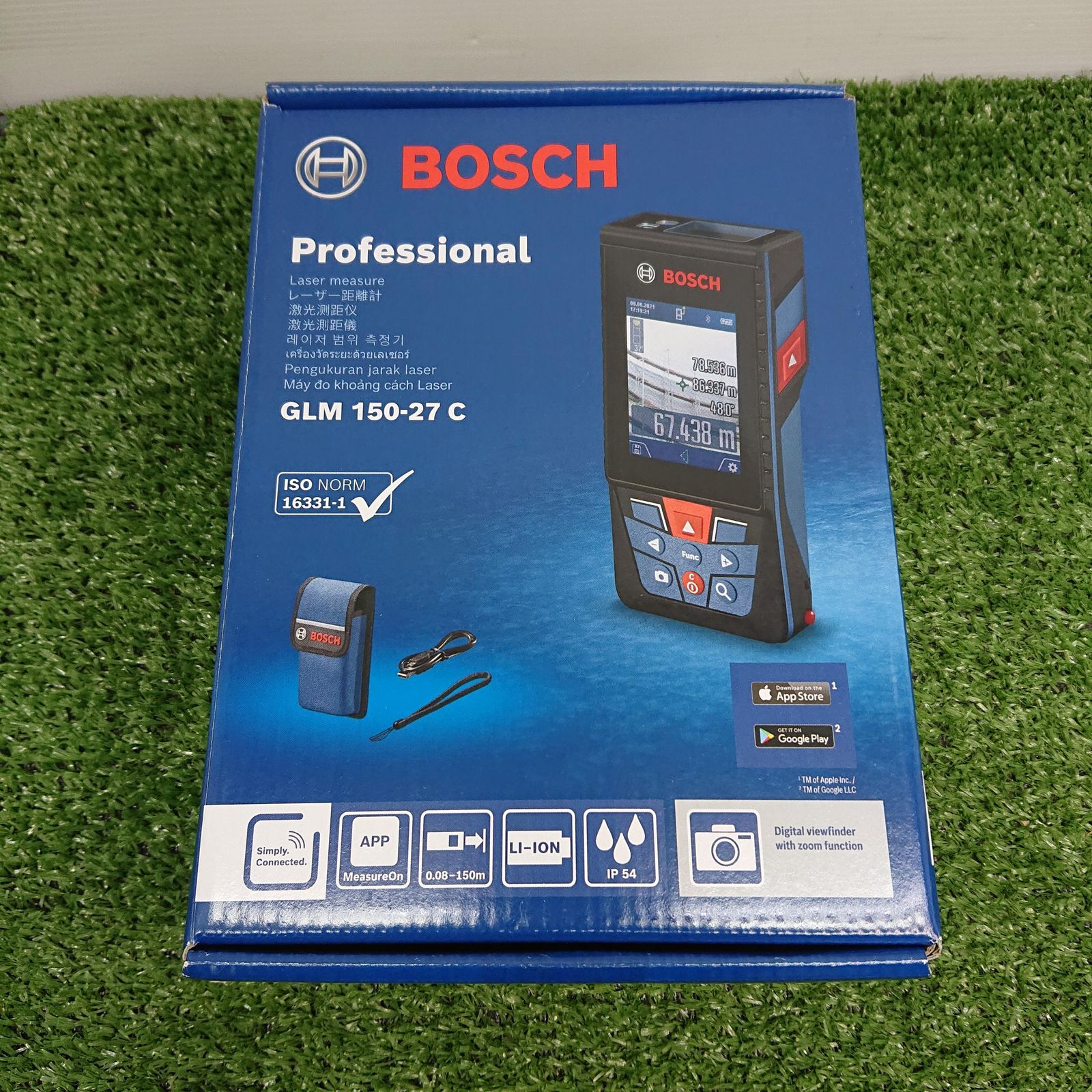 ♥品 BOSCH GLM150-27C レーザー距離計 バッテリータイプ 未開封品 1837