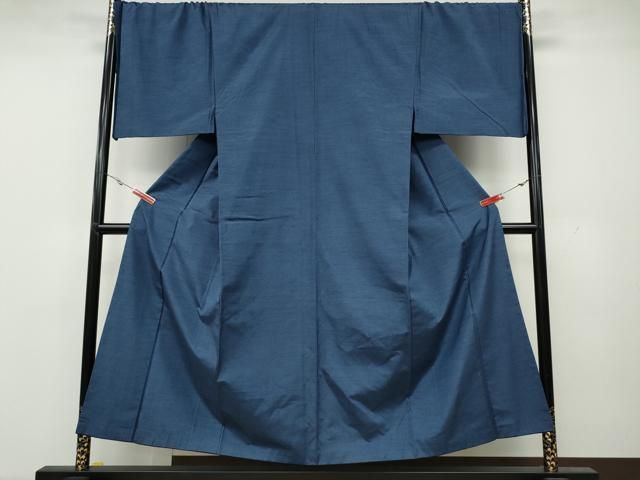 平和屋着物●男性 紬 薄花色 三越扱い 正絹 CAAY4805ut