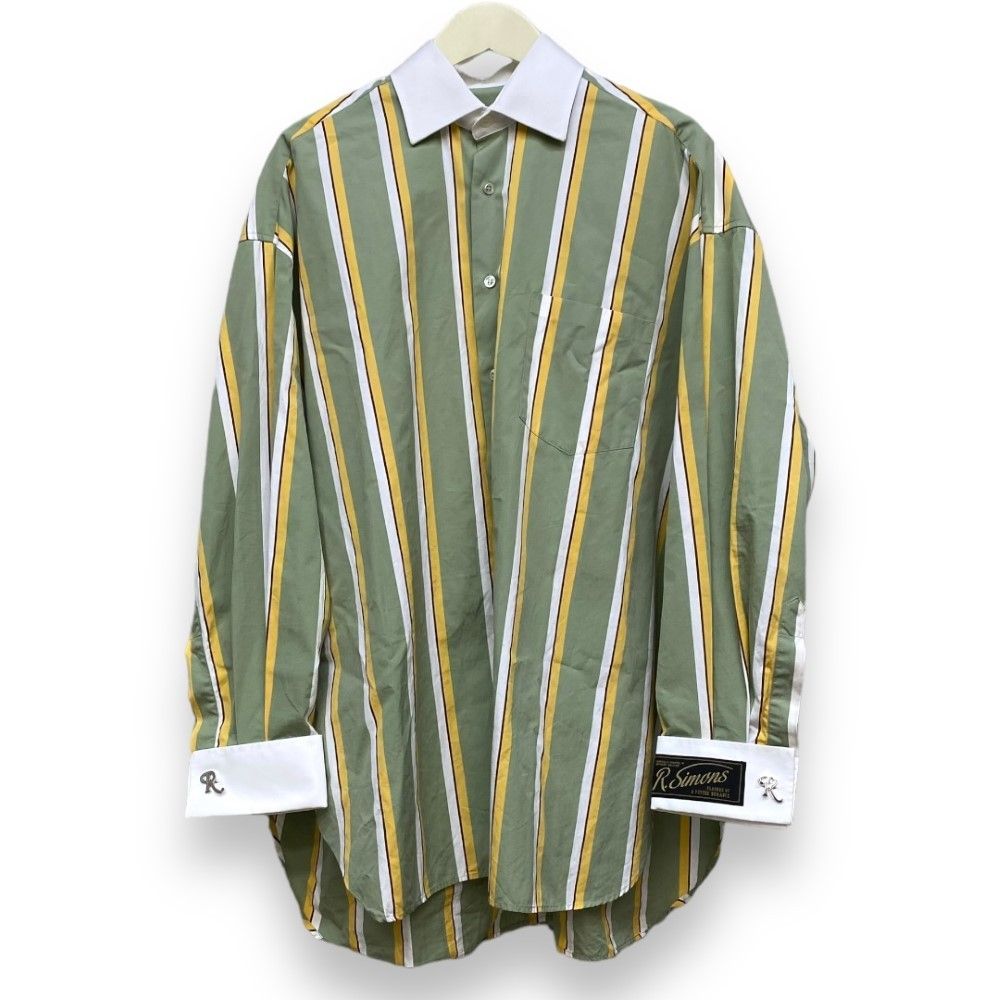 RAF SIMONS 22SS Business shirt with RS embroidery and label - メルカリ