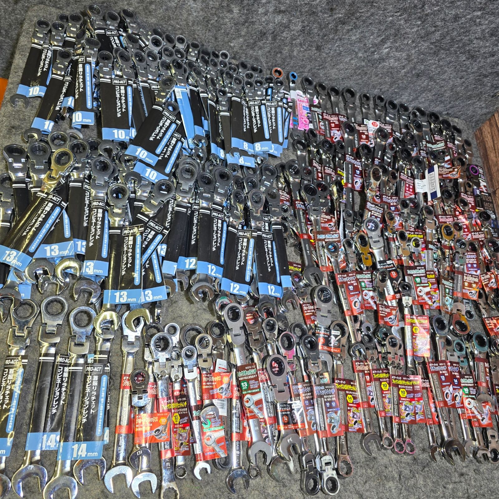 超絶人気デザイン まとめ売り ♥品 ギヤレンチ ギアレンチ 約235本 サイズ メーカー混在 SK11 Boltex 8㎜ 10㎜ 12㎜ 13㎜ 14㎜ 17㎜ 桶川店 バリュープライス