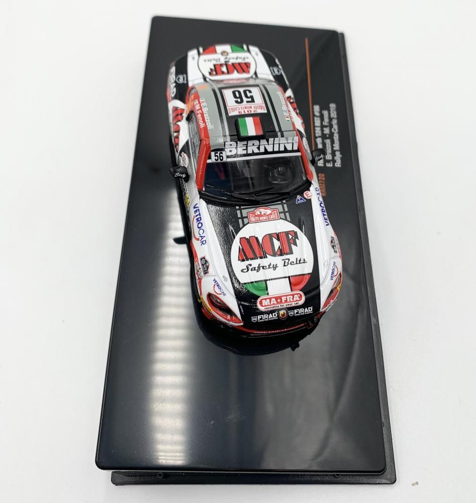 ixo イクソ　フィアット　アバルト124 RGT ラリー 中古】開封 ixo イクソ 1/43 フィアット アバルト 124 RGT #56