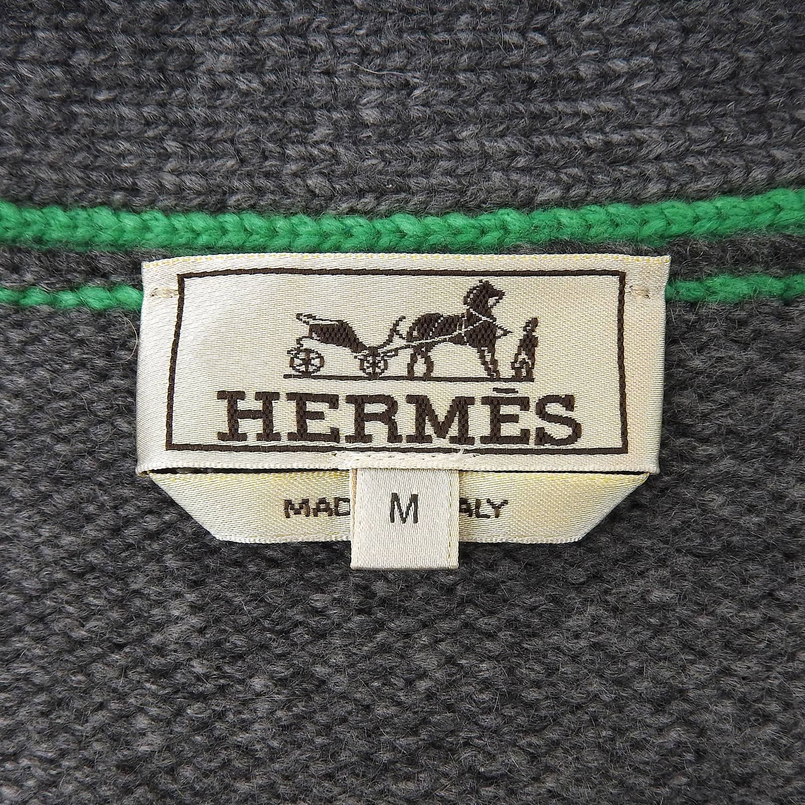 極美品△HERMES エルメス 22AW RAYURES TANGRAM カシミヤ 切り替え