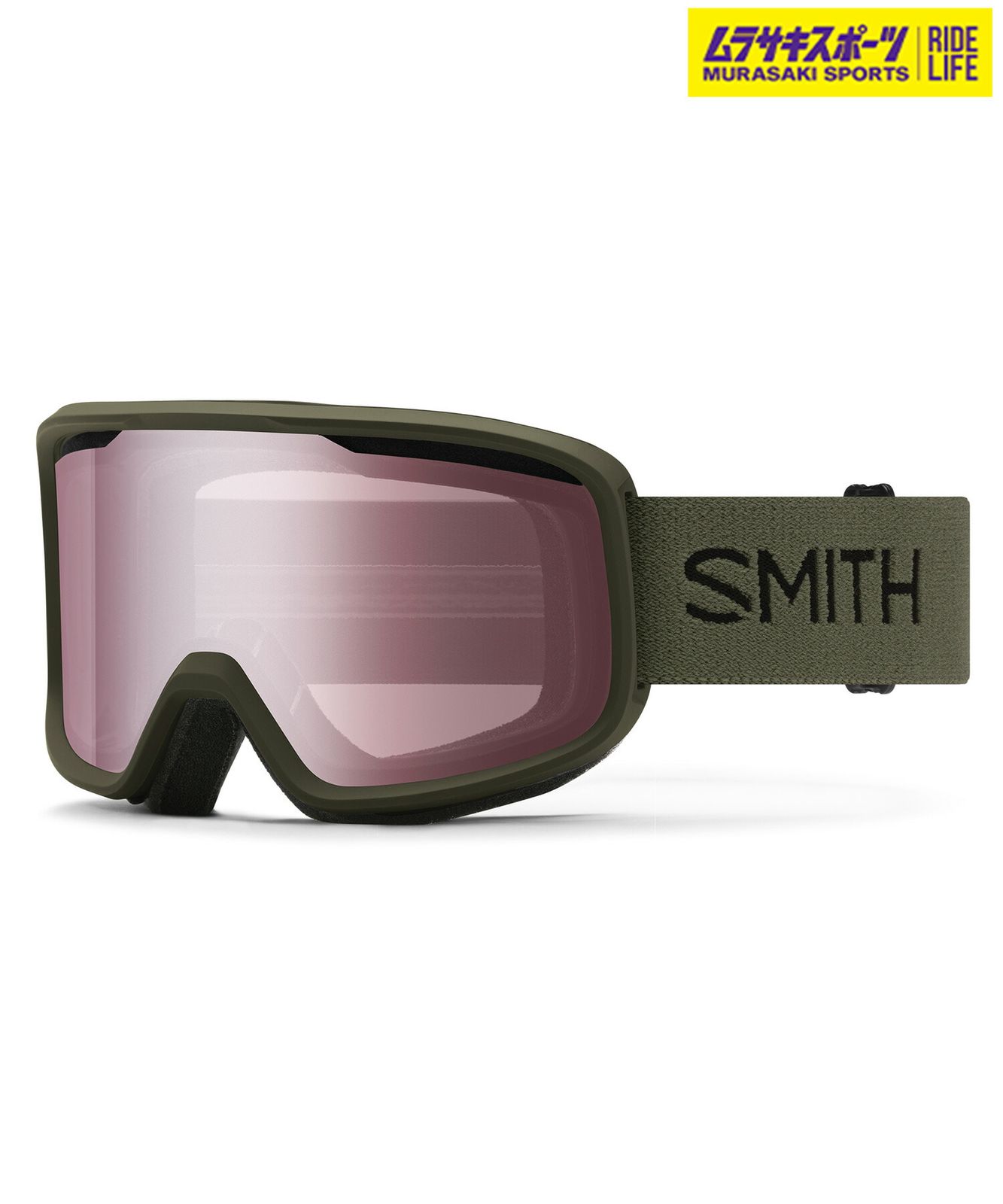 ムラスポ公式 SMITH スミス スノーボード ゴーグル ユニセックス 平面 FRONTIER FOREST ムラサキスポーツ 24-25モデル LX I20