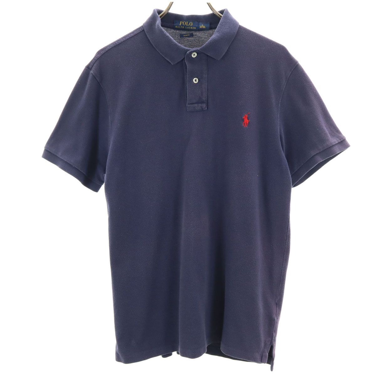 POLO RALPH LAUREN ポロラルフローレン 半袖 ポロシャツ L ネイビー 