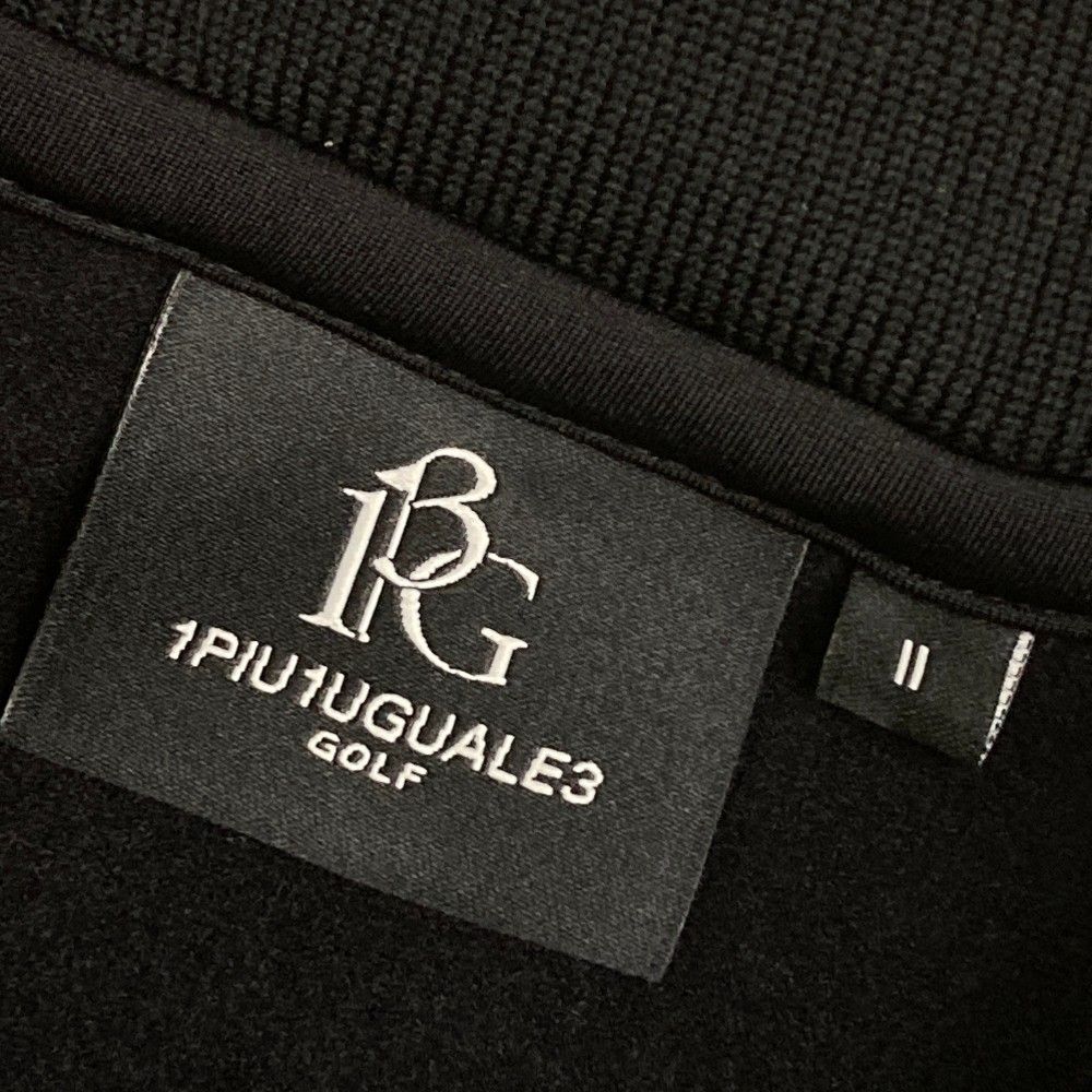 サイズ：2 1PIU1UGUALE3 GOLF GST162 長袖モックネックTシャツ  ブラック系 [240101441204] ゴルフウェア レディース ストスト サイズ：2 1PIU1UGUALE3 GOLF GST162 長袖モックネックTシャツ