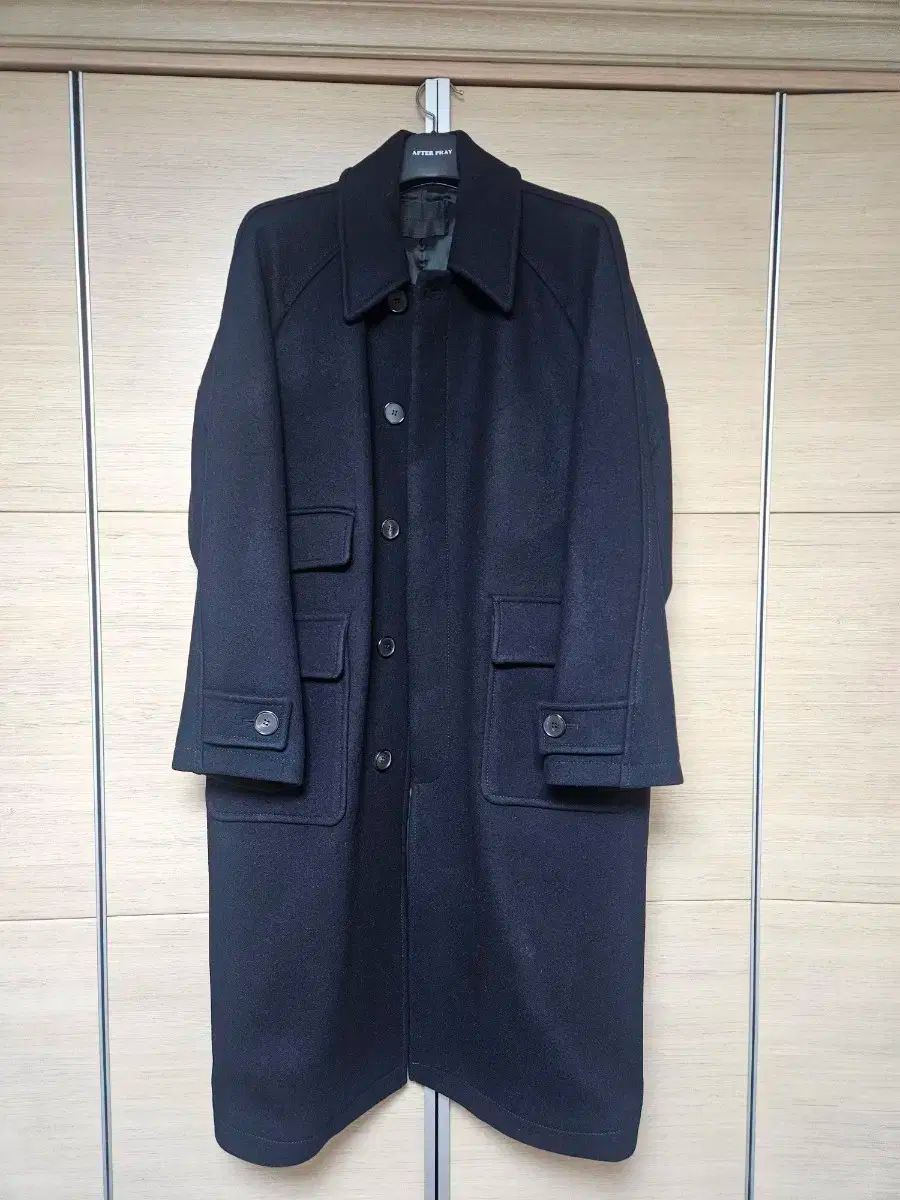L ネイビー AFTER PRAY アフタープレイ バルマカーン コート