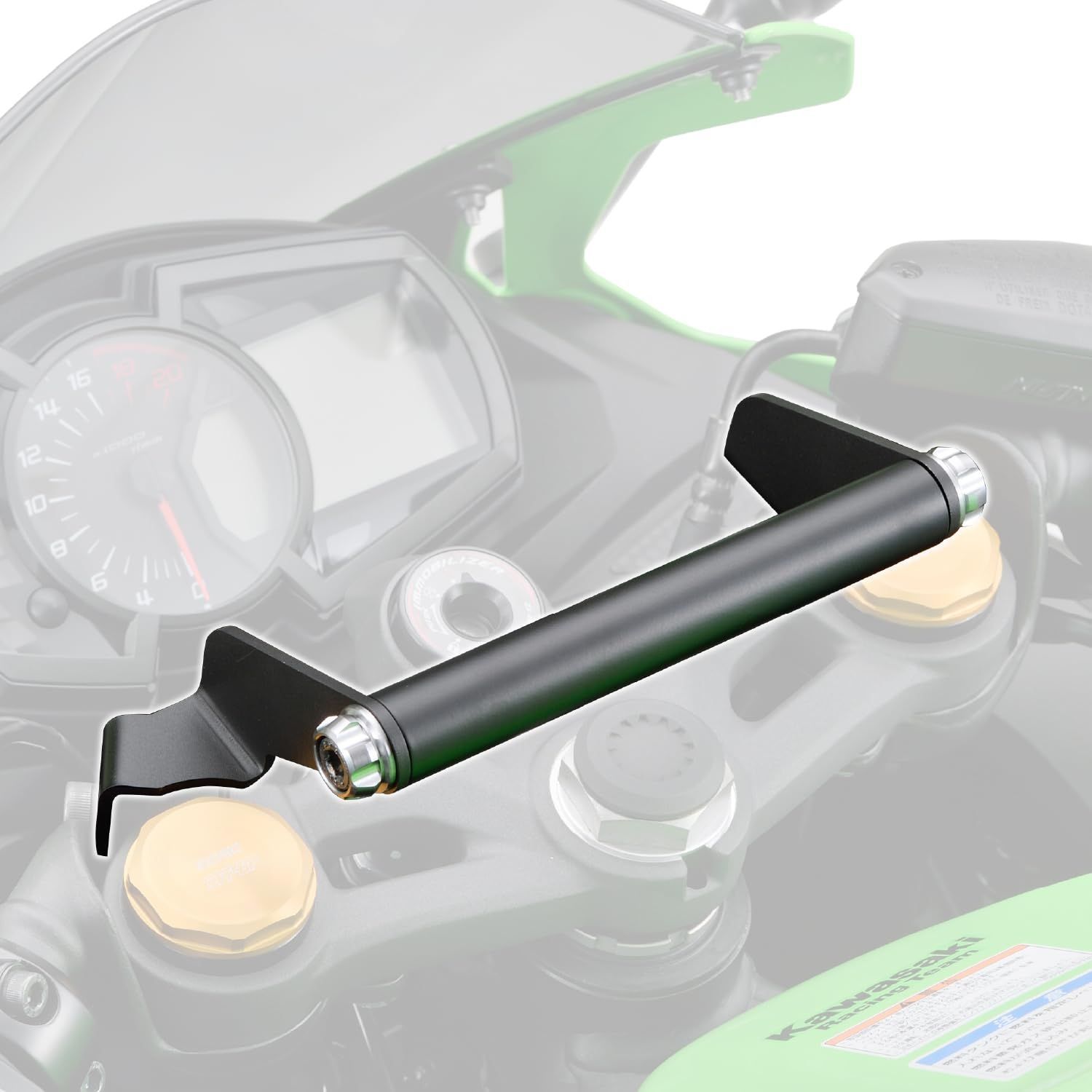 デイトナ(Daytona) バイク用 クランプバー Ninja ZX-25R/SE ZX-4R SE/4RR マルチバーホルダー アッシュシルバー 19256