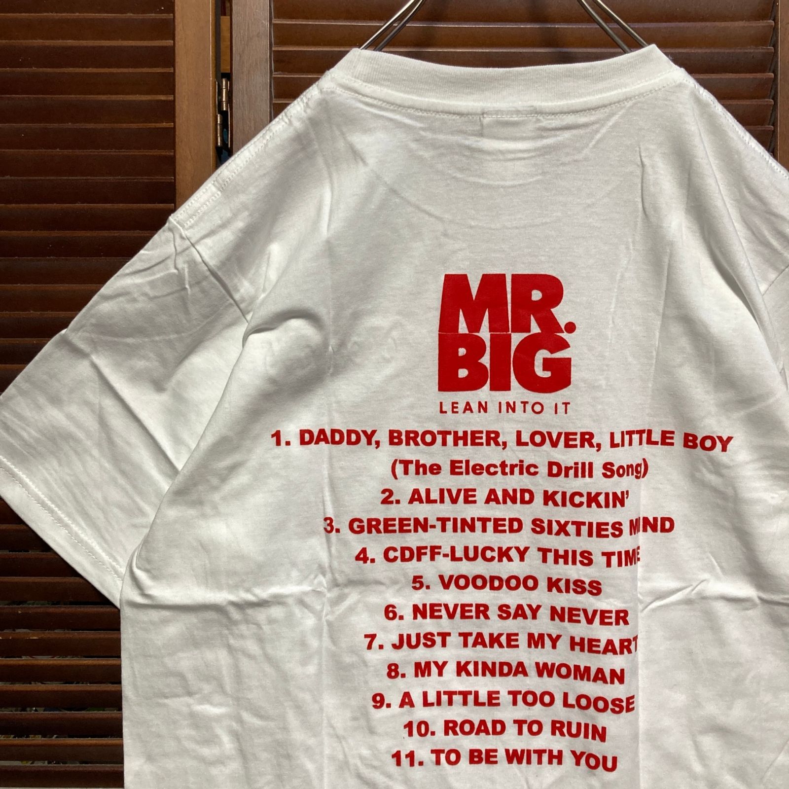 Mr. Big ミスター ビッグ 2009 ツアーTシャツ Sサイズ 新品未使用 Mr.BIG ミスタービッグ Tシャツ Sサイズ 期間限定 販売終了品