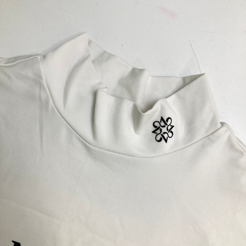 サイズ：L ST ANDREWS セントアンドリュース  ハイネック 半袖Tシャツ  ホワイト系 [240101415826] ゴルフウェア メンズ ストスト サイズ：L ST ANDREWS セントアンドリュース ハイネック 半袖T